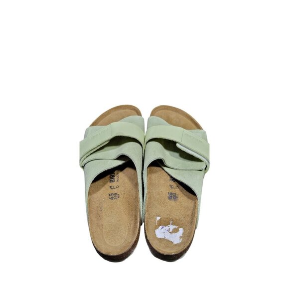 BIRKENSTOCK Kyoto Nubuck-Suede Slide Sandal Men\'s Size US 11 Black main image 7